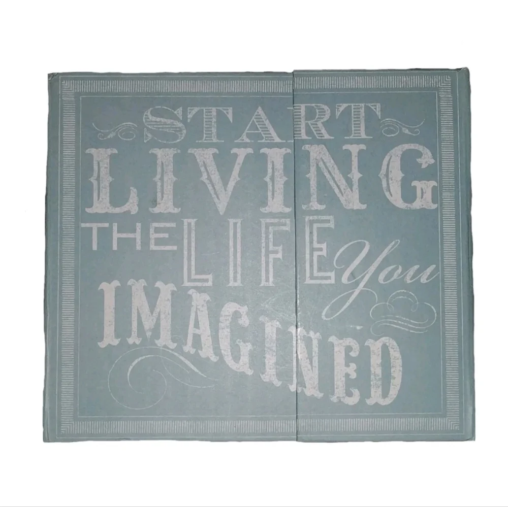 Motivational Vintage Stationery Set Daily Planner Fold Out Post It Notes Notepad
